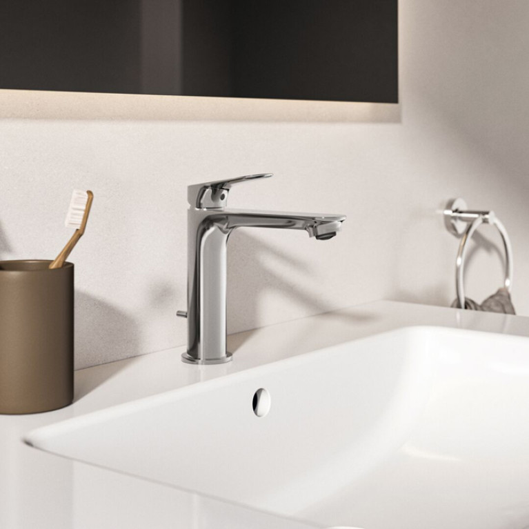 Ideal Standard Ceralife O Смеситель для раковины H119, c донным клапаном, цвет: хром