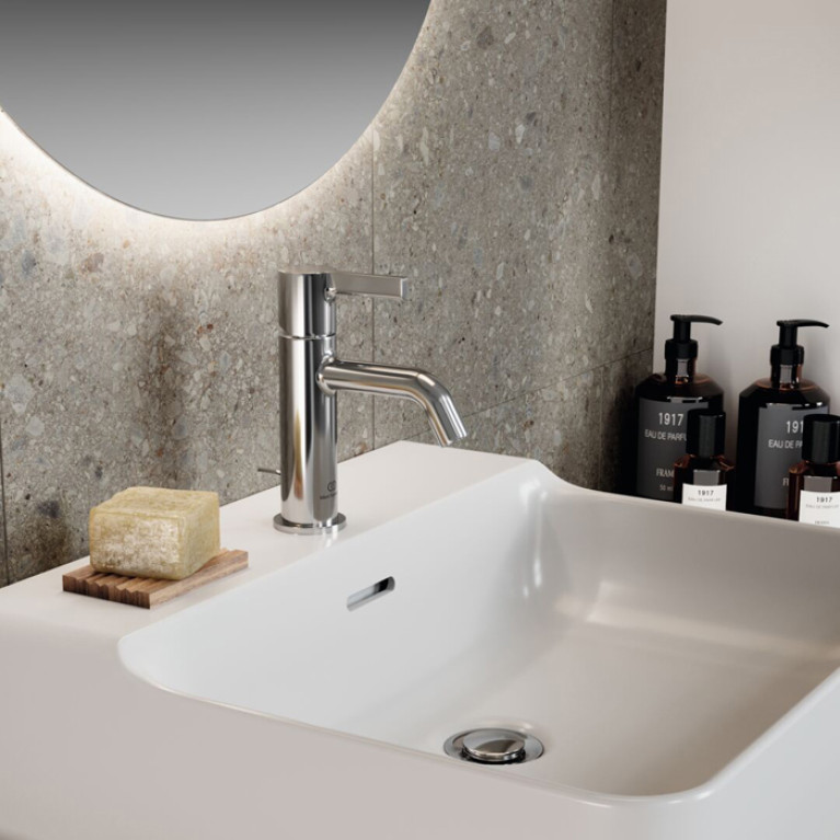 Ideal Standard Joy Смеситель для раковины, на 1 отв, с донным клапаном, цвет: хром