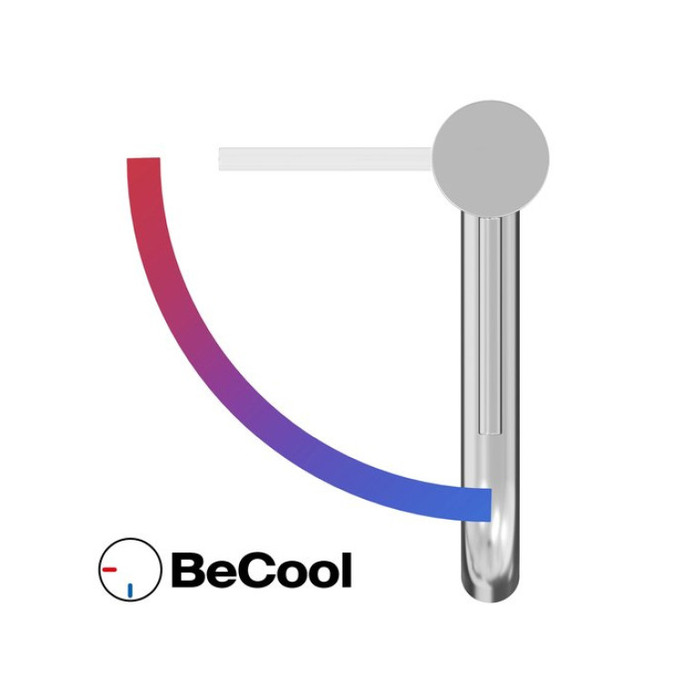 RAVAK Espirit Смеситель для раковины высокий без донного клапана 340 мм ES 015.01CR Be Cool хром