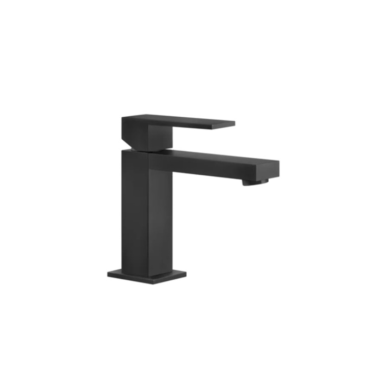 Gessi Rettangolo Смеситель для раковины на 1 отверстие, без донного клапана, цвет: черный