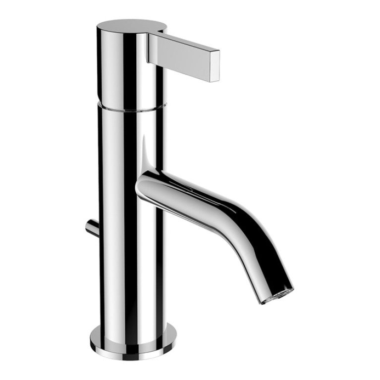 Laufen Kartell Смеситель для раковины, на 1 отв., с донным клапаном, излив 115мм, цвет: хром