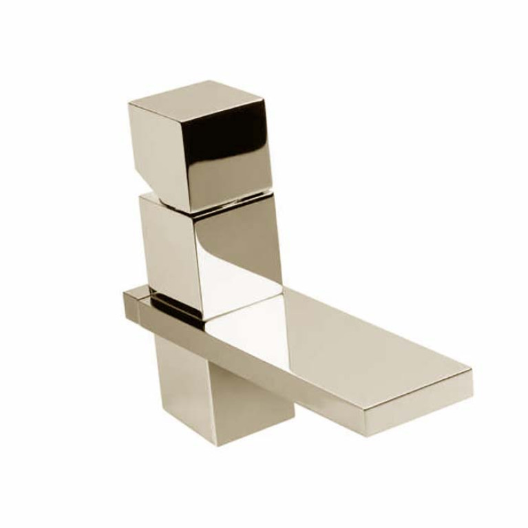 Bossini Cube Смеситель для раковины на 1 отв., c заглушкой 1&rdquo;1/4, цвет: никель шлифованньій