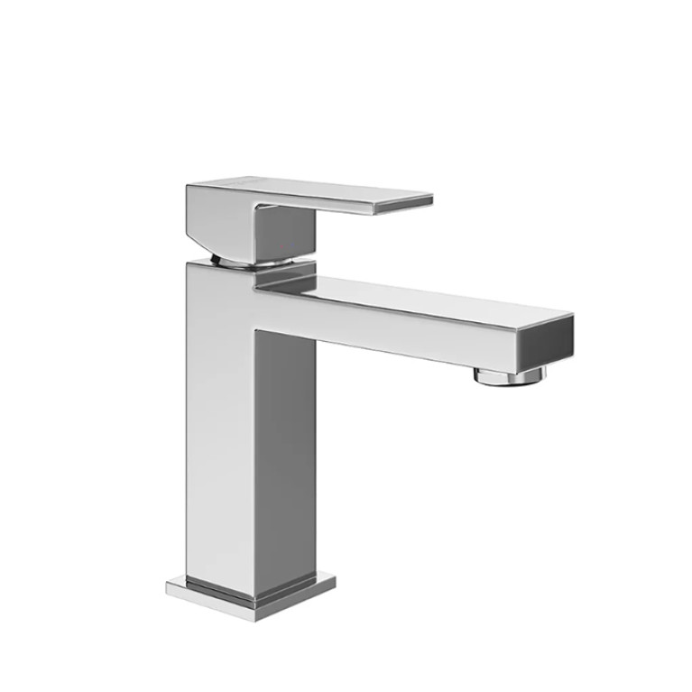 Kerama Marazzi Однорычажный смеситель для раковины FUTURA, без донного клапана 3/8, цвет хром (Снижены цены)
