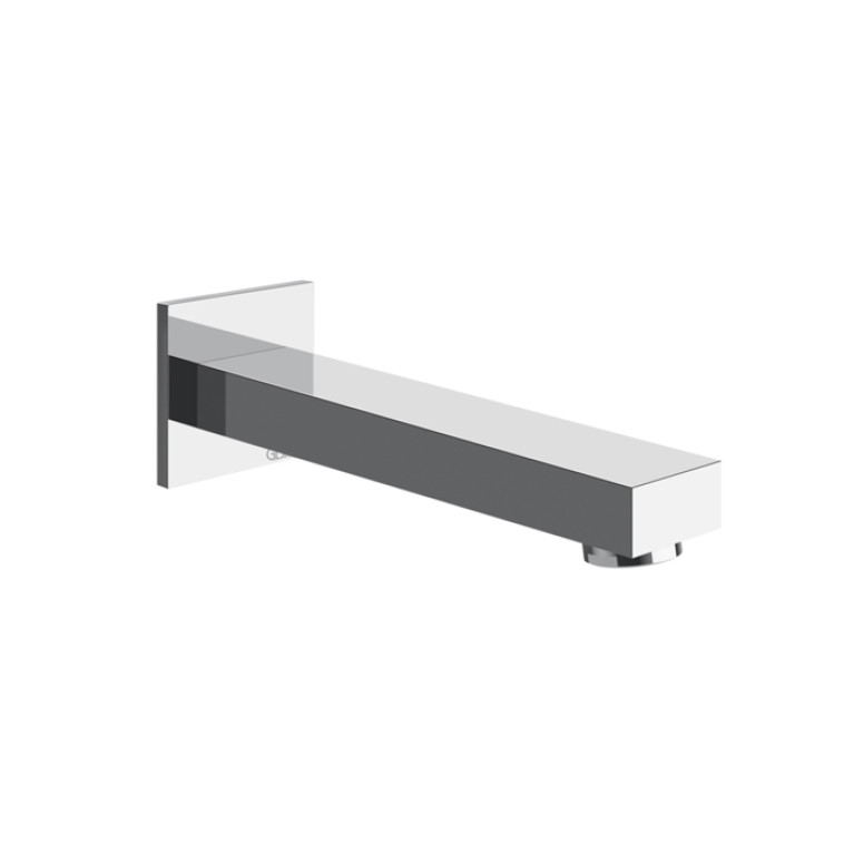 GESSI  INVERSO RIGATO Настенный излив для ванны, цвет: хром