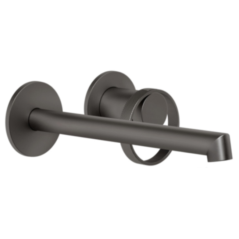 GESSI Anello Смеситель настенный, излив 194-204 мм, цвет Black Metal Brushed PVD(без внутренней части)