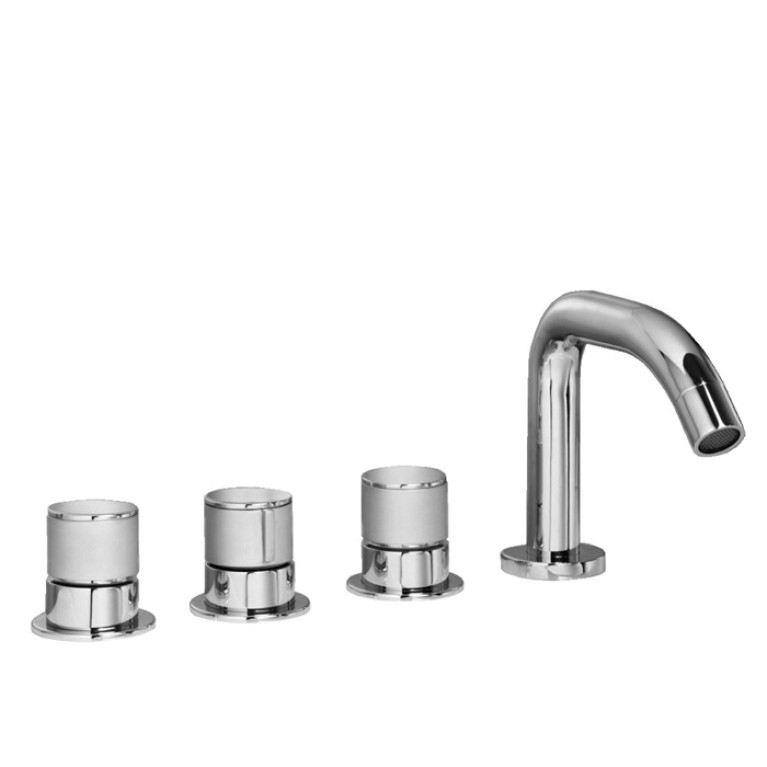 Stella Bamboo Смеситель на борт ванны на 4 отверстия 3256TRTC, цвет: хром