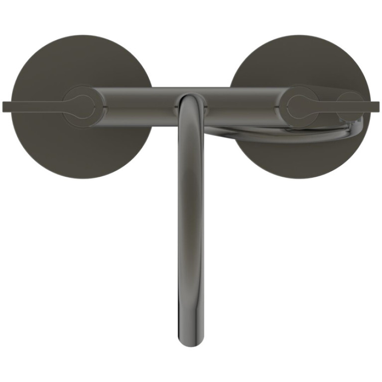 Ideal Standard Joy Neo Смеситель для ванны, напольный, с душевым набором, шлангом IDEALFLEX&reg; 125см, цвет: PVD Magnetic Grey