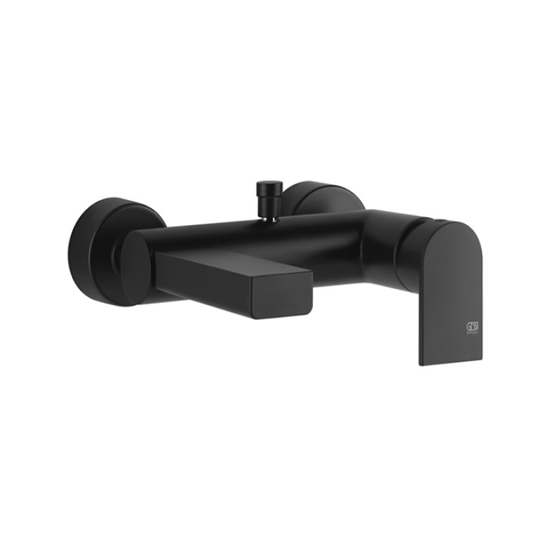 Gessi Emporio Via manzoni Смеситель наружный для ванны с автоматическим переключателем ванна-душ, цвет: Black XL
