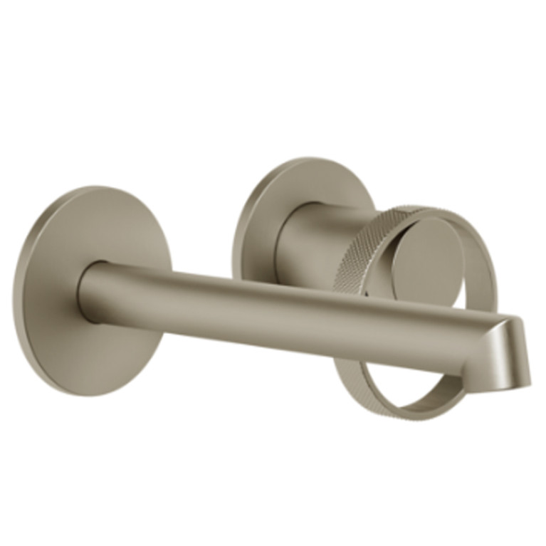 Gessi Anello Смеситель настенный, с изливом 149-169 мм, цвет Finox Brushed Nickel (внешняя часть)