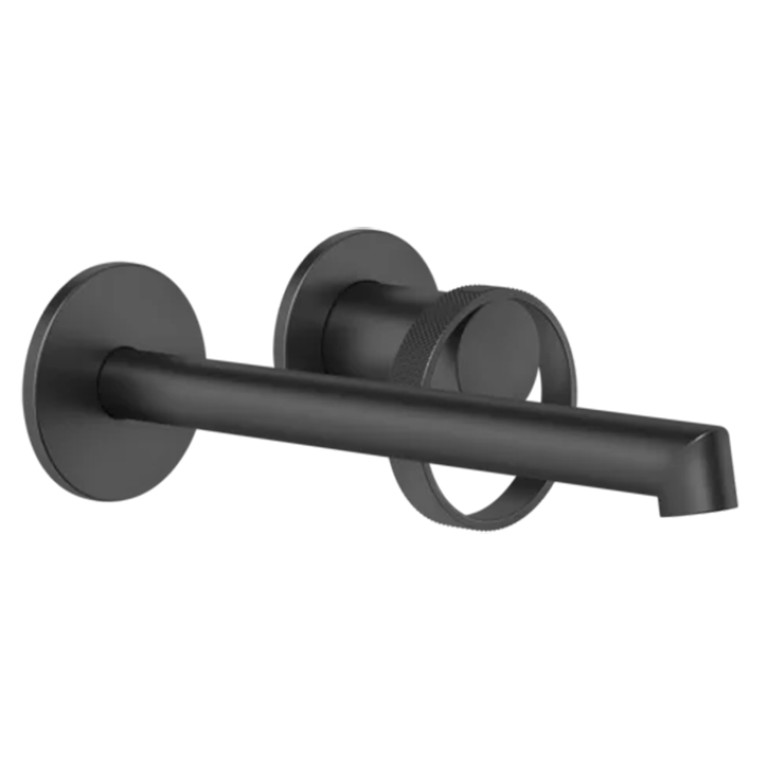 Gessi Anello Смеситель настенный, с изливом 194-214 мм, цвет Black XL (внешняя часть)