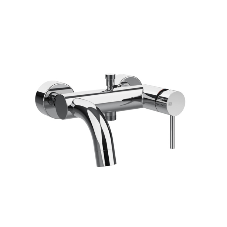 Gessi Emporio Via tortona Смеситель наружный для ванны с автоматическим переключателем ванна-душ, цвет: Chrome