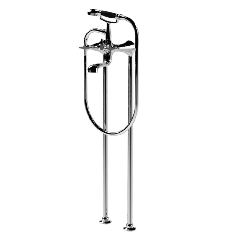 Stella 130 Напольный смеситель для ванны 3274CL306 с ручным душем, цвет: хром