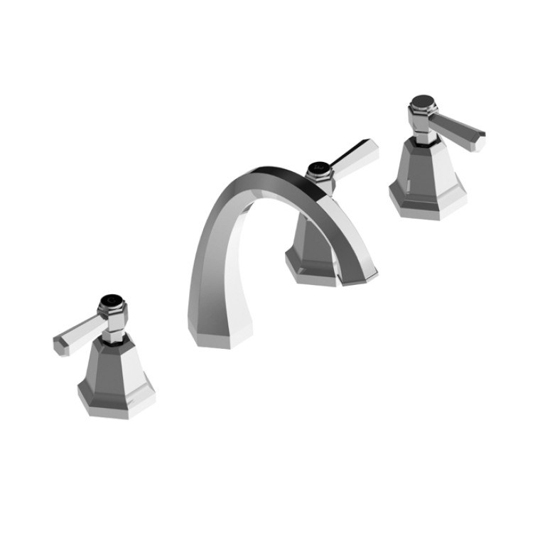 Stella Eccelsa Leve Смеситель на борт ванны на 4 отверстия 3256TR, цвет: хром
