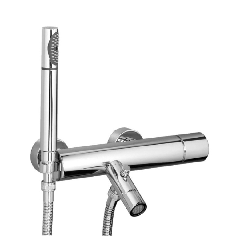 Stella Bamboo Смеситель для ванны 3267/306 с ручным душем, цвет: хром