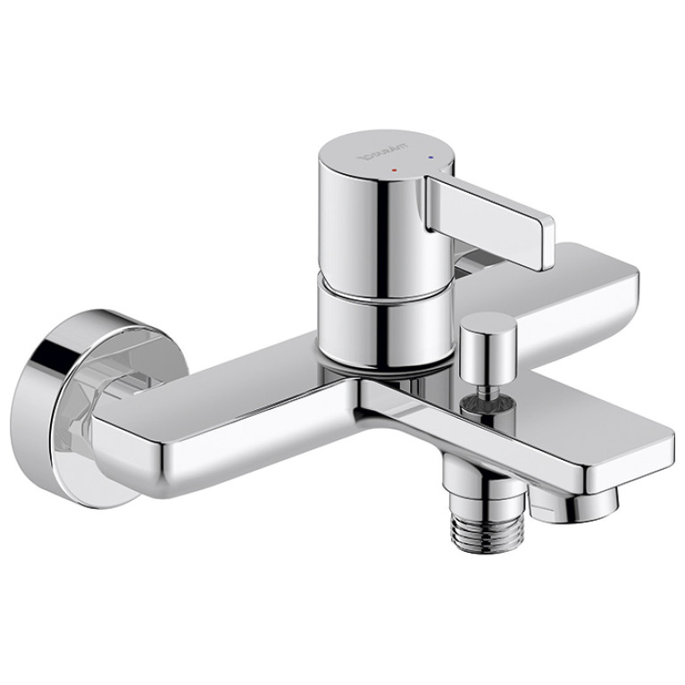 Duravit D-Neo Смеситель для ванны, настенный, с автом. перекл. цвет: хром