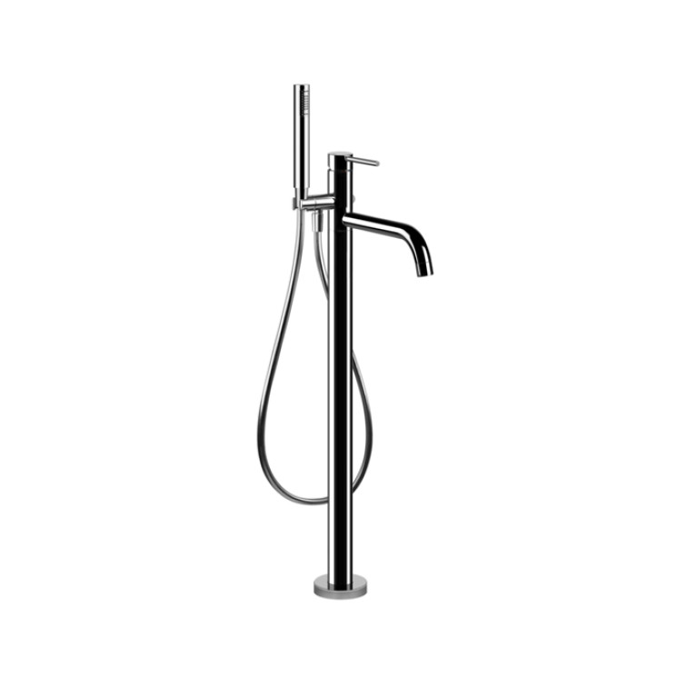 Gessi Emporio Via tortona Внешние части для напольного смесителя для ванны с душевой лейкой, цвет: Chrome