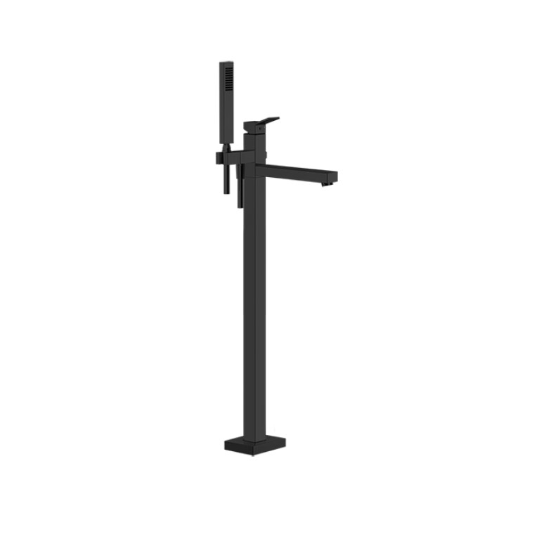 Gessi Rettangolo Напольный смеситель для ванны с ручным душем (внешние части), цвет: Black XL