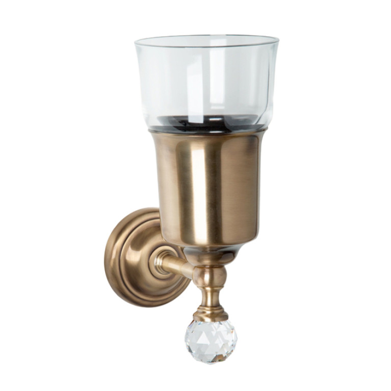TW Crystal 109, подвесной cтакан, стеклянный, цвет держателя: бронза с кристалом (swarovski)