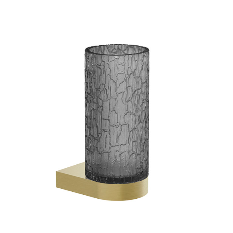GESSI INCASTRI ACCESSORIES  Стакан подвесной , цвет: Brass Brushed PVD /Light Smoke