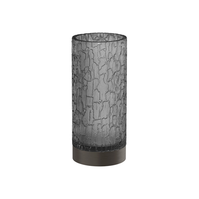 GESSI INCASTRI ACCESSORIES  Стакан настольный , цвет: Black Metal Br. PVD /Light Smoke