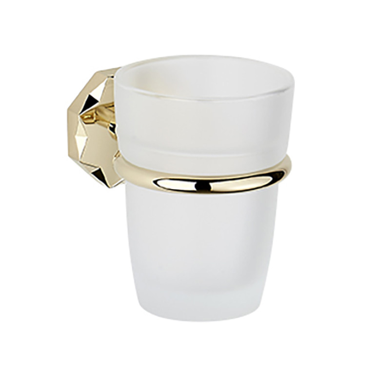 THG NIHAL PORCELAINE IVOIRE Стакан стеклянный, настенный монтаж, цвет Soft gold