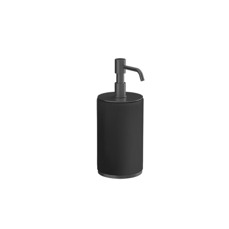 GESSI Tondo Дозатор для жидкого мыла настольный черный, цвет: Black Metal Brushed PVD