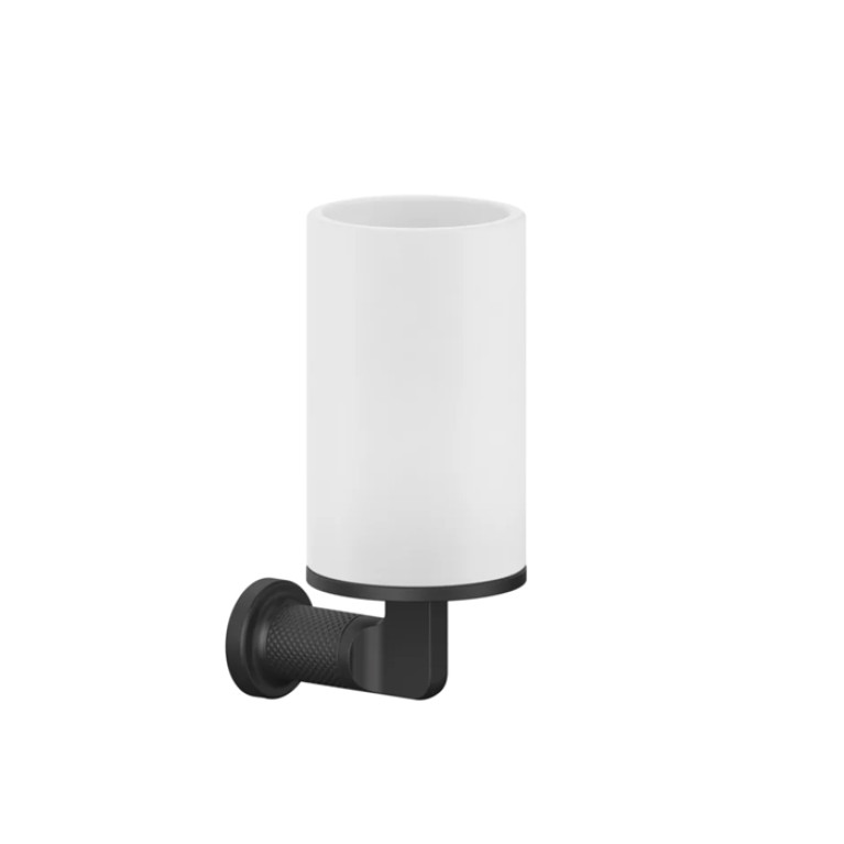GESSI INCISO Стакан настенный, цвет: белый/nero XL