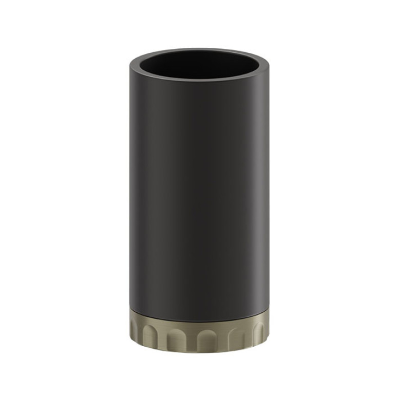 Newform Ionika accessori Настольный стакан  WHITE RESIN, цвет: PVD brushed pale gold
