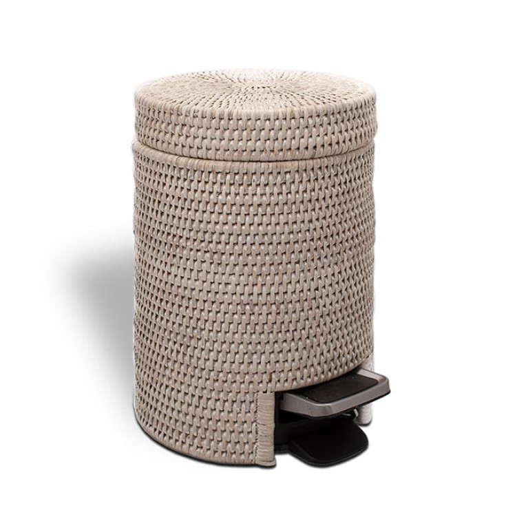 Decor Walther Basket Ведро 27.5 x 18.5 x 23cm с педалью  цвет: ротанг светлый