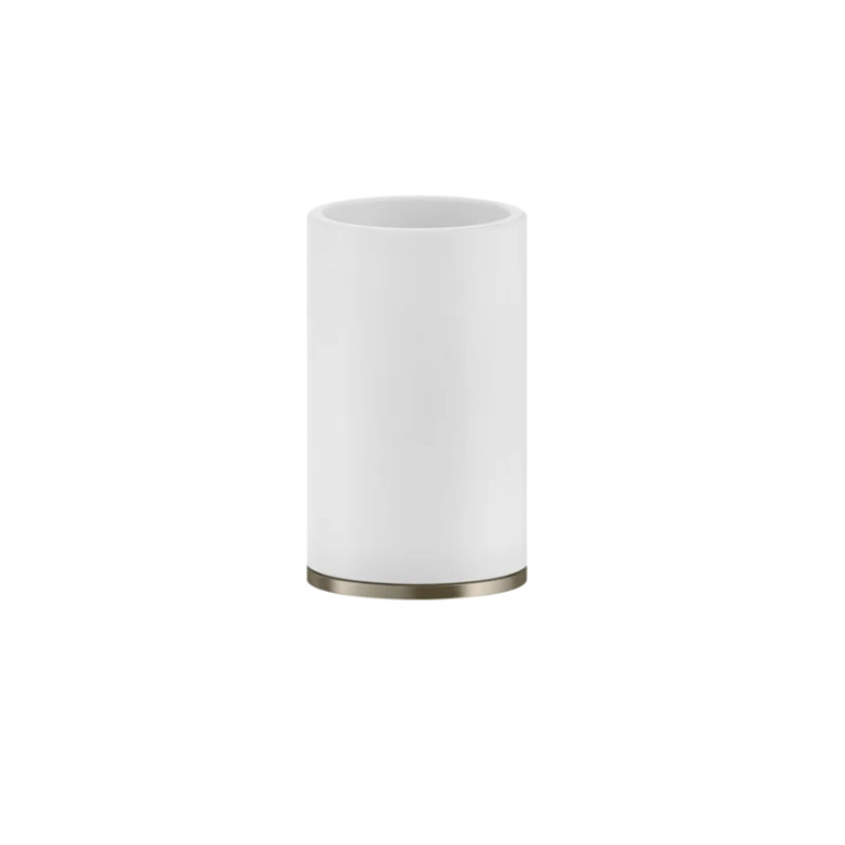 GESSI INCISO Стакан настольный, цвет: белый/finox
