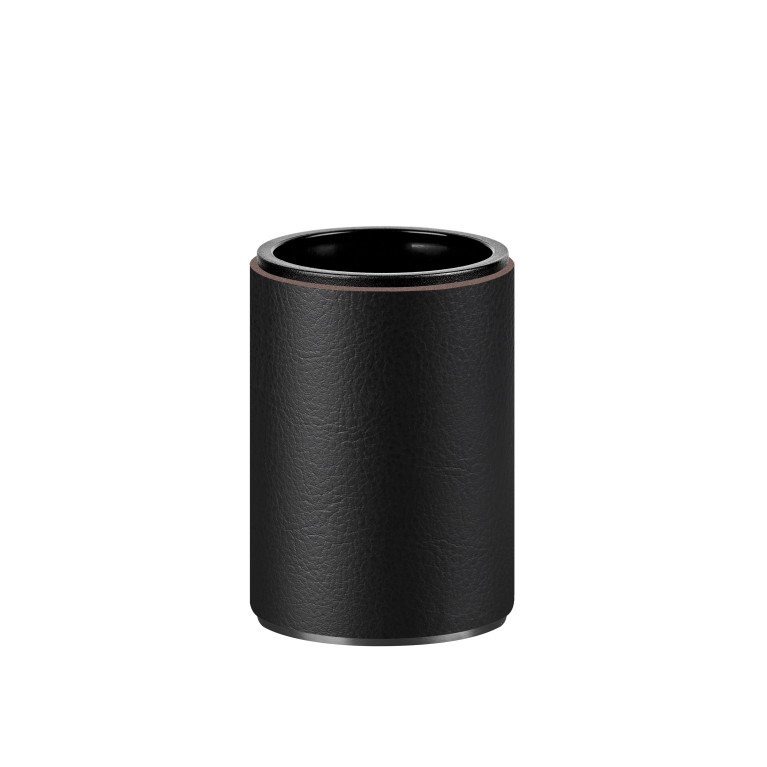 ADJ Стакан для зубных щеток, D7xH10 см., цвет:graphite/черный