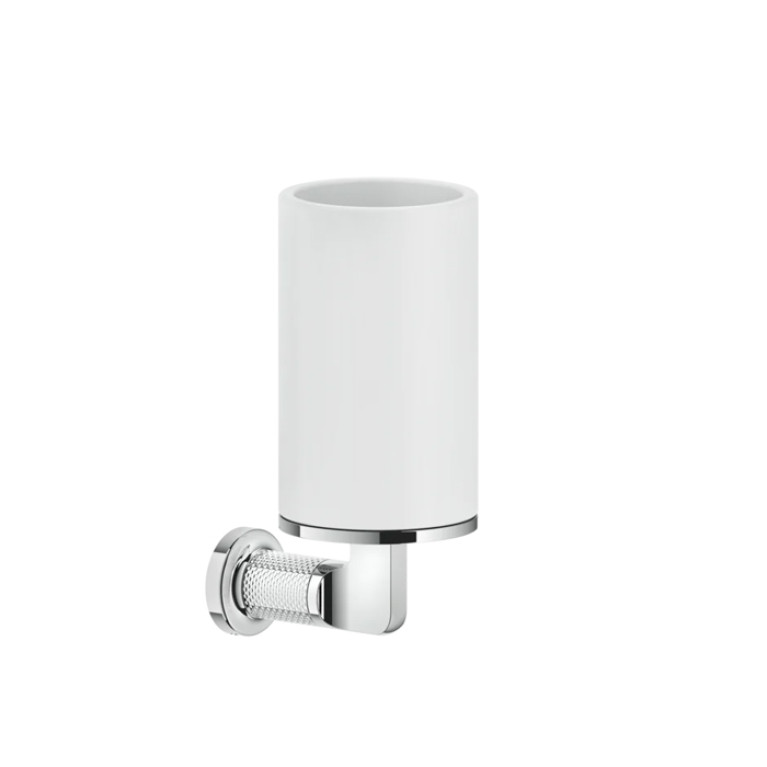 GESSI INCISO Стакан настенный, цвет: белый/хром