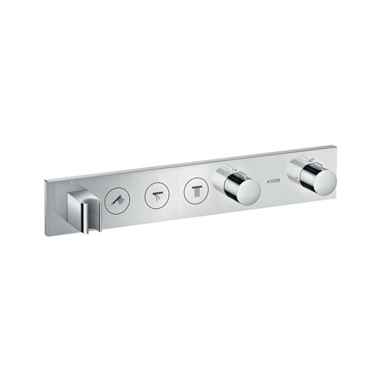 AX  Встраиваемый термостат для душа, 3 потреб, Select 530/90, (внешняя часть), цвет: хром