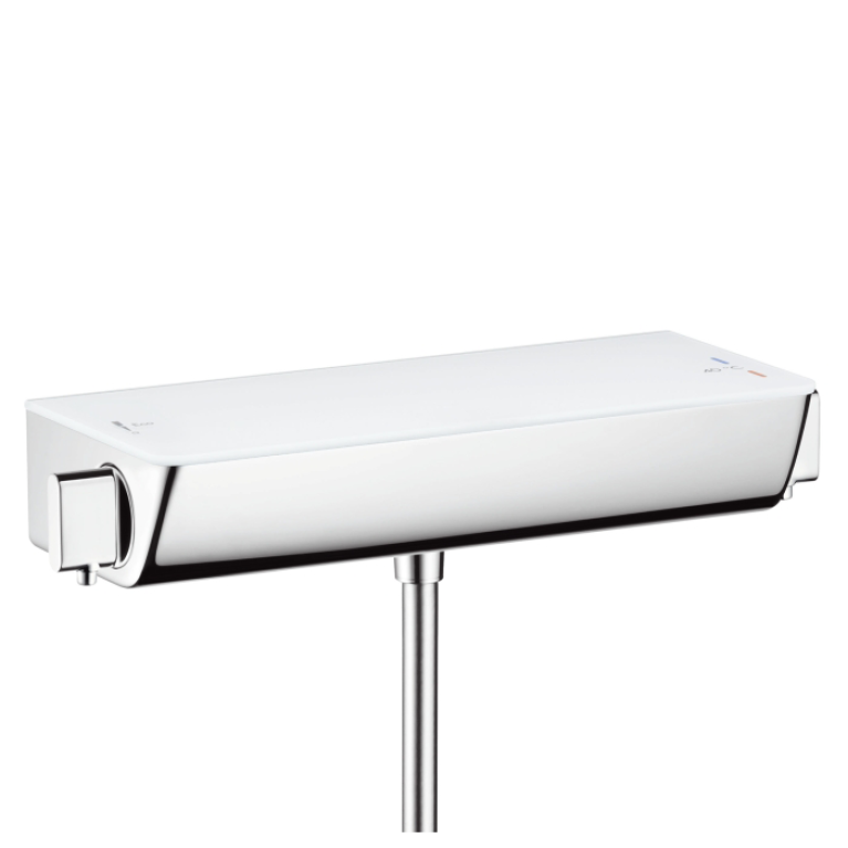 HG Ecostat Select Термостат для душа, на 1 источник, настенный монтаж, цвет белый/хром