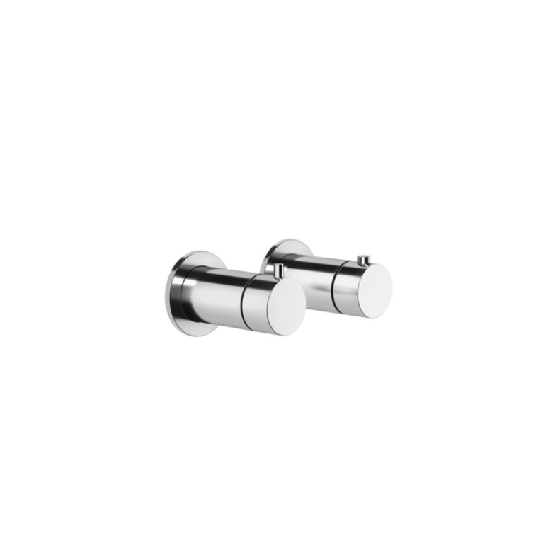 GESSI ANELLO Внешние части для термостатического смесителя на 3 позиции, цвет хром