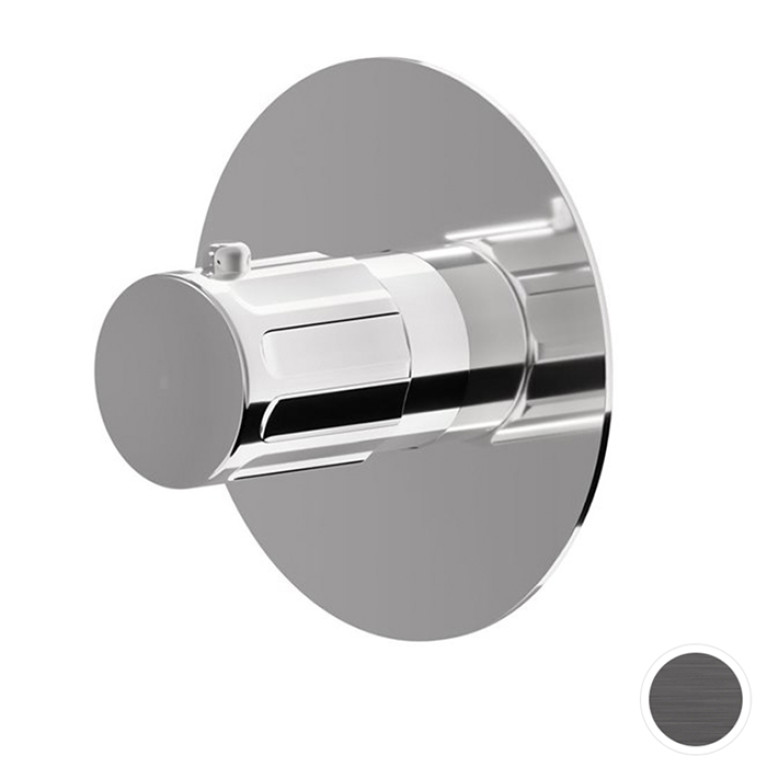 Newform Ionika Внешняя часть термостатического смесителя на 1 источ цвет: PVD Br. Stainless Steel