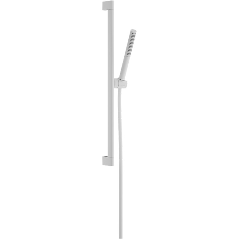 HG Pulsify Душевой набор 100 1jet EcoSmart+ с душевой штангой 65 см, матовый белый
