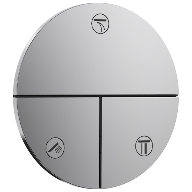 HANSGROHE ShowerSelect Comfort S  Вентиль для 3 потребителей, скрытый монтаж, хром
