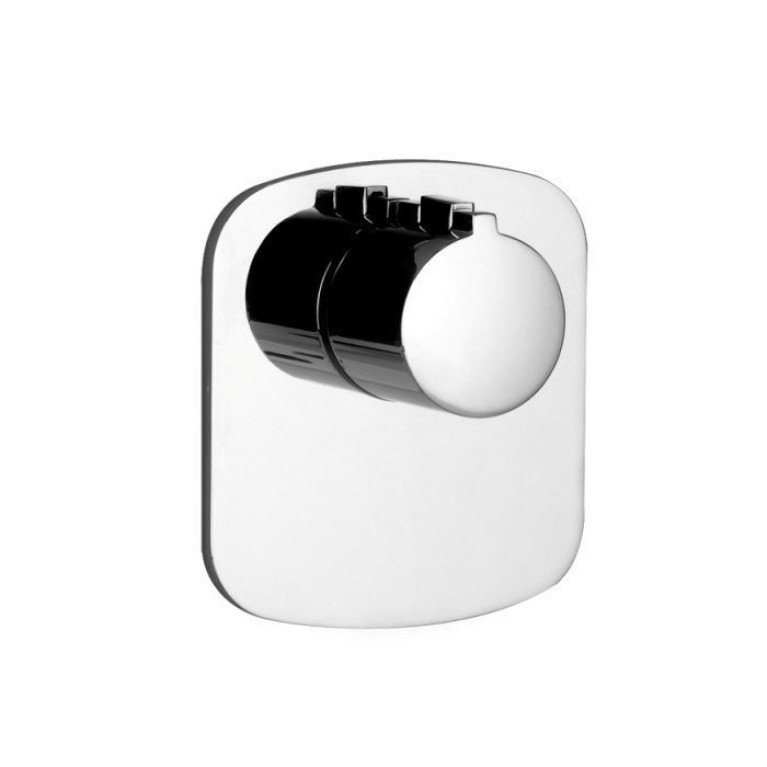 Gessi Tondo Встраиваемый термостат для душа, с 1 выходом, (внешние части), цвет: хром