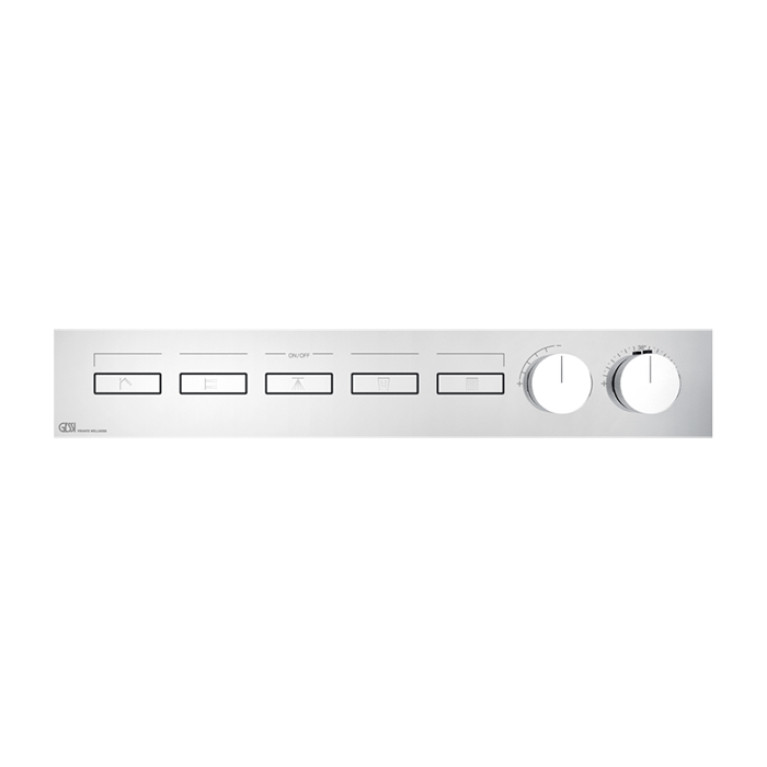 Gessi Hi-Fi Термостат для душа, с включением до 5 источников одновременно (внешняя часть), цвет: хром