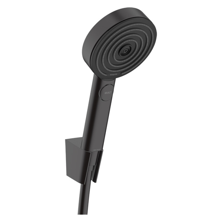 HANSGROHE PULSIFY Душевой набор с держателем 105 3jet Relaxation, шланг 160 см. цвет матовый черный