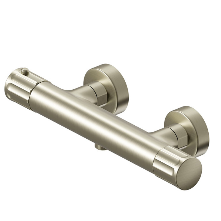 Newform Ionika bagno Термостатический смеситель для ванны, наружный монтаж , цвет: PVD brushed pale gold