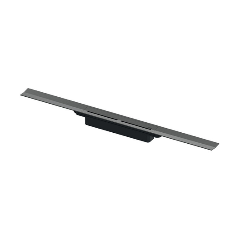 TECE Профиль для душа TECEdrainprofile, 1600 мм, PVD Brushed stainless steel, black / сатин, черный
