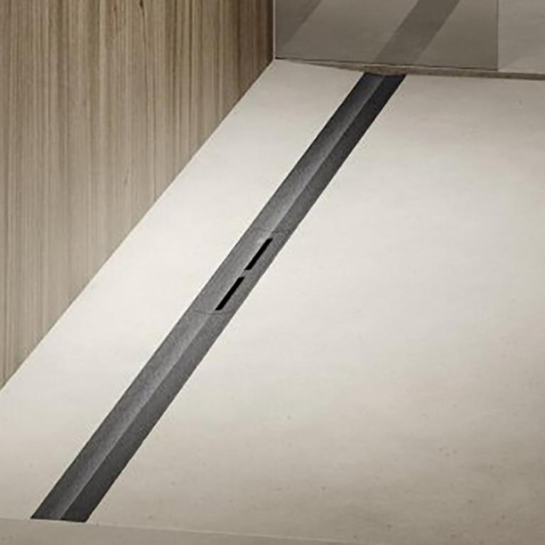 TECE Профиль для душа TECEdrainprofile, 900 мм, PVD Brushed stainless steel, black / сатин, черный