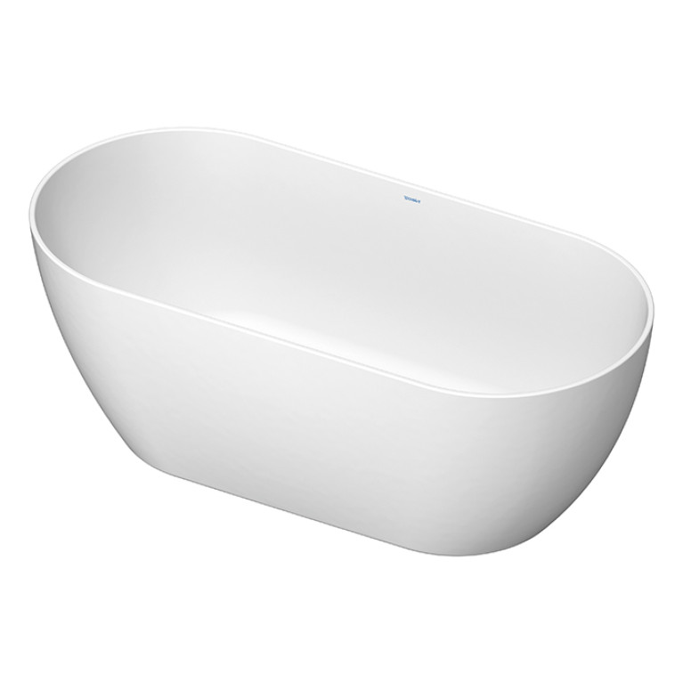 Duravit DuraKanto Ванна отдельностоящая из акрила 1600*750мм овальная, с двумя наклонами для спины, бесшовная акриловая панель, цвет белый глянцевый