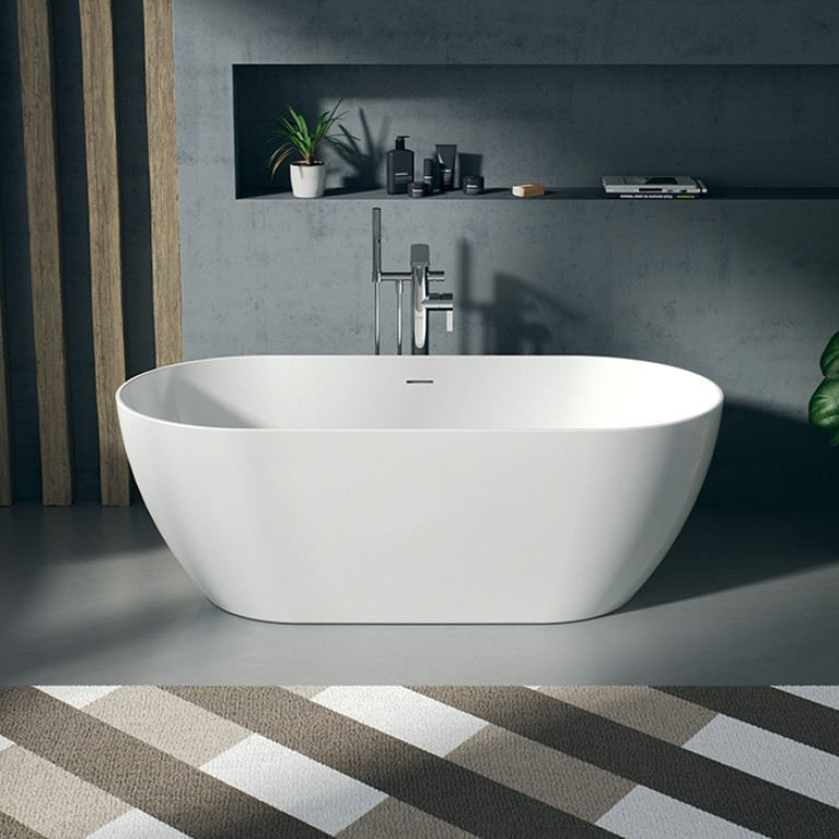 Duravit DuraKanto Ванна отдельностоящая из акрила 1600*750мм овальная, с двумя наклонами для спины, бесшовная акриловая панель, цвет белый глянцевый