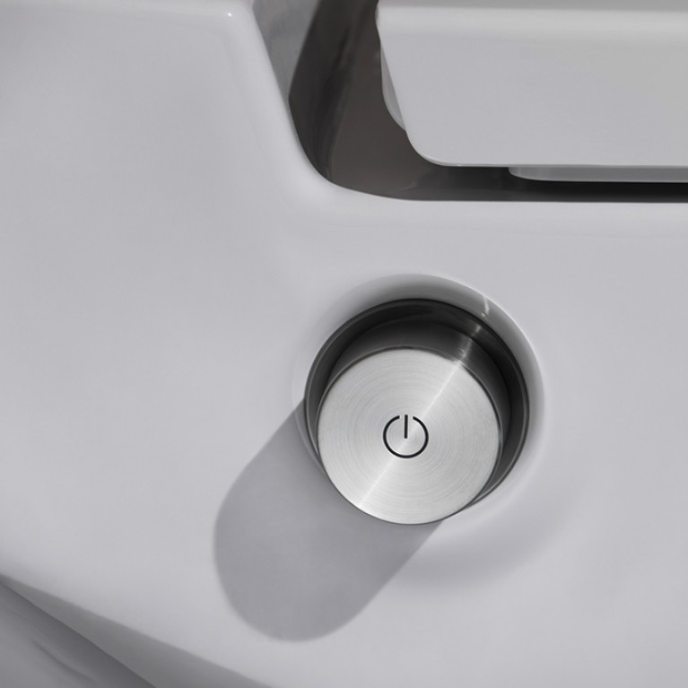 Laufen Cleanet Navia Унитаз-биде подвесной 580х370х380 мм, безободковый с съемным сиденьем (микролифт), цвет белый c покрытием LCC (АКЦИЯ со склада)