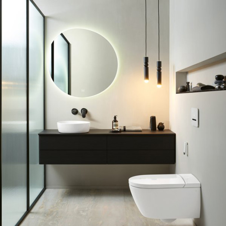 VilleroyBoch Viclean Унитаз-биде подвесной 385*595*400, CeramicPlus, цвет-альпийский белый