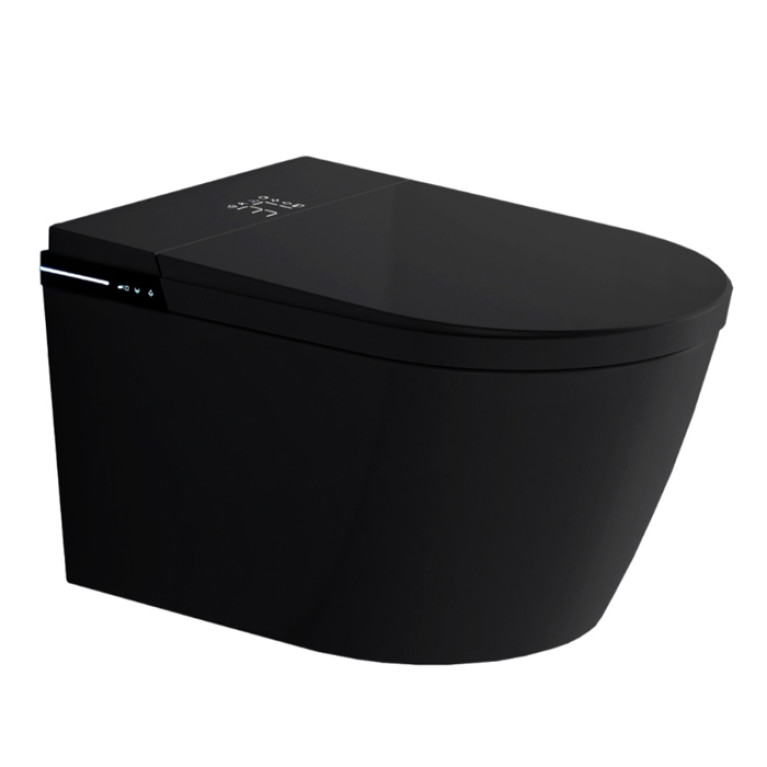 NEMO 977-2YB/BLACK Электронный унитаз с функцией биде, 600*380*400 в комплекте с крышкой-сиденьем