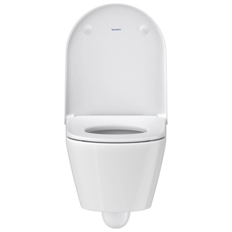 Duravit D-Neo Унитаз подвесной 257709, 540x370 мм, безободковый, с сиденьем 002169 микролифт, цвет: белый (СПЕЦЦЕНА с нашего склада)